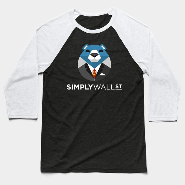 Simply Wall St Bear (Warren) Baseball T-Shirt by simplywallst